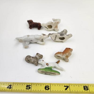 VINTAGE JAPANESE COLLECTIBLE DOG FIGURINE BUNDLE