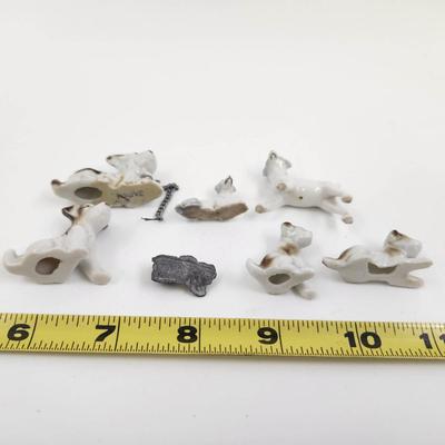 VINTAGE DOG MINIATURE FIGURINE BUNDLE #2