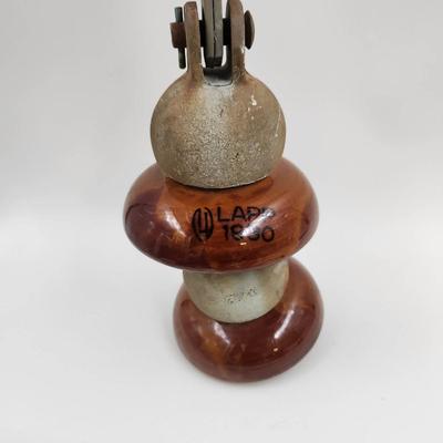 ANTIQUE PORCELAIN & METAL INSULATORS - PULLED OFF 71 & TOPEKA BLVD IN TOPEKA KS