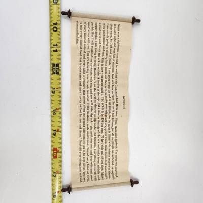 NOAHS ARK MINIATURE VERSE SCROLL