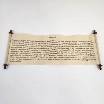 NOAHS ARK MINIATURE VERSE SCROLL