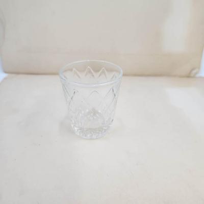 VINTAGE FOSTORIA GLASS DIAMOND PATTERN SHOT GLASS