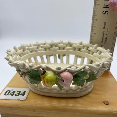 Porcelain rope bowl
