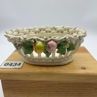 Porcelain rope bowl