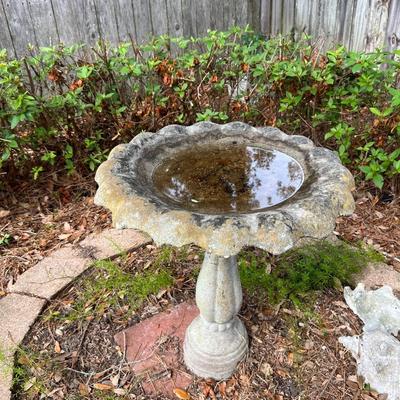 Concrete Bird Bath