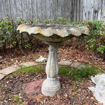 Concrete Bird Bath