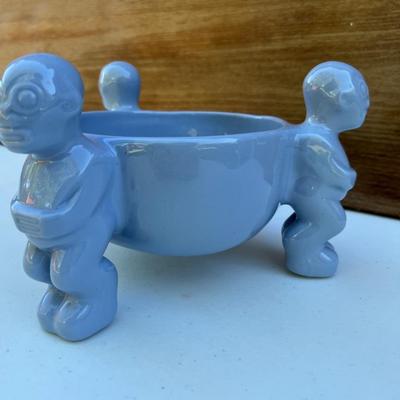 TEPECO Blue Tiki Man Bowl