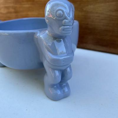 TEPECO Blue Tiki Man Bowl