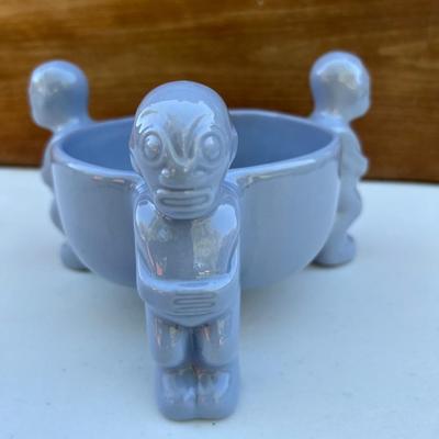 TEPECO Blue Tiki Man Bowl