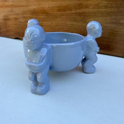 TEPECO Blue Tiki Man Bowl