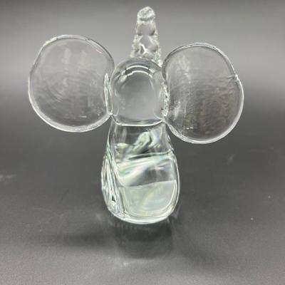 FM RONNEBY SWEDEN Elaphant & Clear Glass Squirel