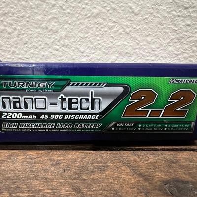 (2) TURNIGY NANO-TECH 2200mAh Batteries *READ DETAILS