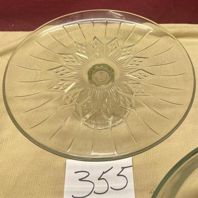 Vintage Pedestal  Cake Plate and Cover