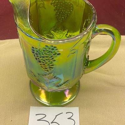 Rare Indiana Carnival Glass Pitcher