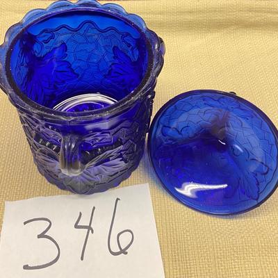 Cobalt Blue Dish w/Lid