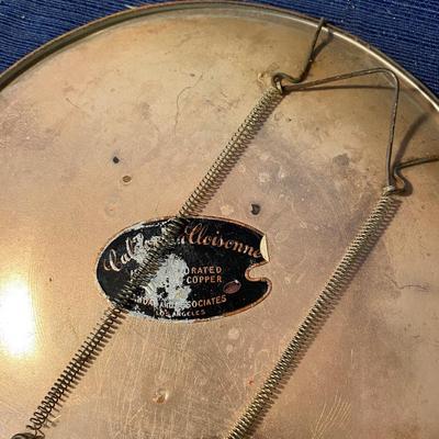 Wall Hanging And Metal Bowl and Lid
