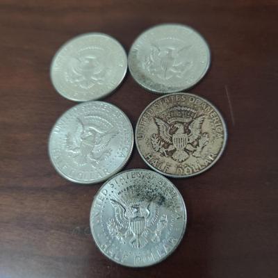 SET OF PURE SILVER JFK HALF DOLLERS- ALL 1964