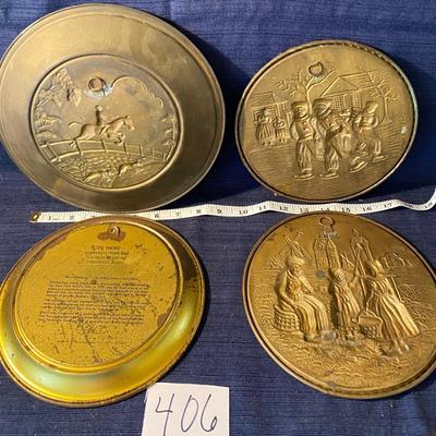 Vintage Brass Wall Art