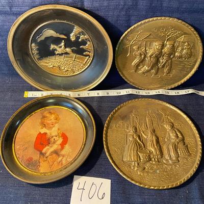Vintage Brass Wall Art
