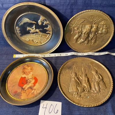 Vintage Brass Wall Art