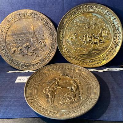 Vintage Brass Wall Art