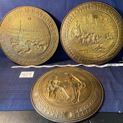 Vintage Brass Wall Art