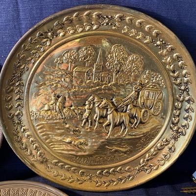 Vintage Brass Wall Art