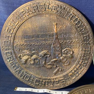 Vintage Brass Wall Art