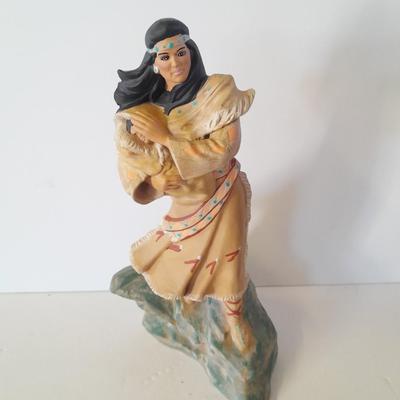 Native American Woman with baby -
