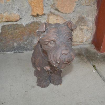 LOT 606. CONCRETE DOG YARD DECOR