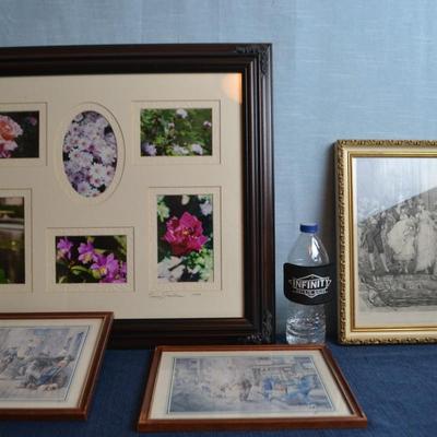 LOT 616. HOME DECOR AND PICTURE FRAME
