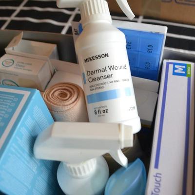 LOT 619    BOX OF MEDICAL SUPPLIES