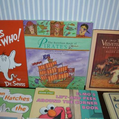 LOT 631.  ELEVEN KIDS BOOKS AND ONE PUZZLE