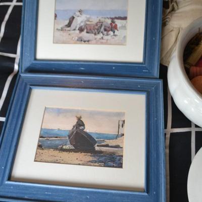 LOT 632 HOME DECOR, PILLOW AND HOME DECOR ART
