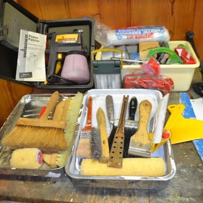 LOT 653 PAINTING RELATED TOOLS