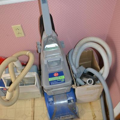 LOT 665. VACUUM AND CARPET CLEANER GEAR