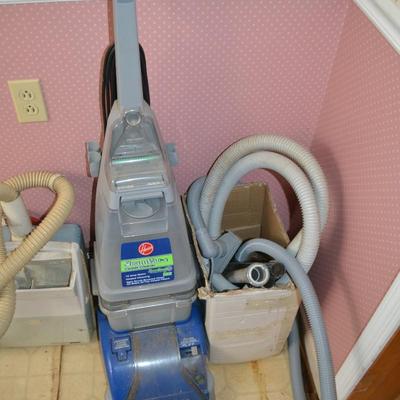LOT 665. VACUUM AND CARPET CLEANER GEAR
