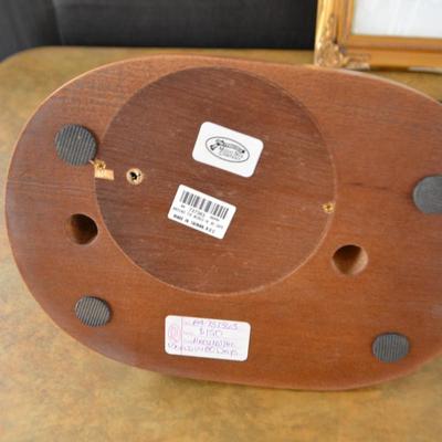 LOT 663 KALEIDOSCOPE MUSIC BOX  WITH MOVING GLOBE, DECOR ART