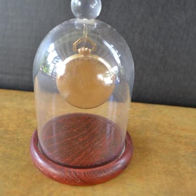 LOT 664. BULOVA POCKET WATCH NO CRYSTAL AND NOT RUNNING