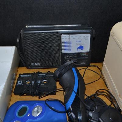 LOT 674. CASSETTE TAPES, PARTS ONLY  RADIO