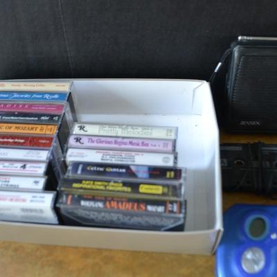 LOT 674. CASSETTE TAPES, PARTS ONLY  RADIO