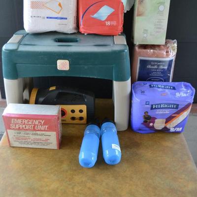 LOT 675. MISC ITEMS AND UNTESTED RADIO