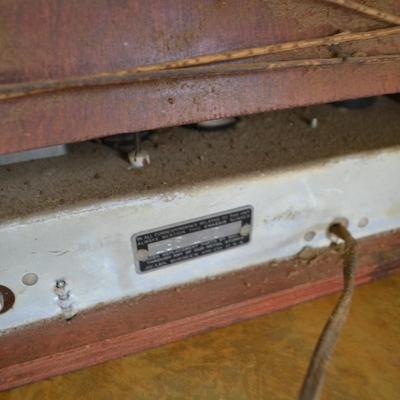 LOT 678. THREE VINTAGE RADIOS (PARTS ONLY OR REPAIR)