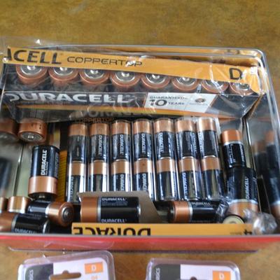 LOT 679. TOOLS, BATTERIES AND TOOL BOX