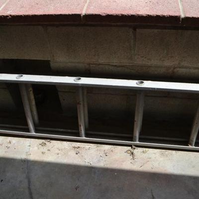 LOT 682. TWO ALUMINUM LADDERS