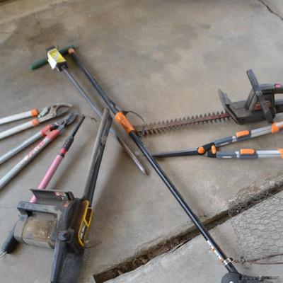 LOT 684. YARD AND GARDEN TOOLS