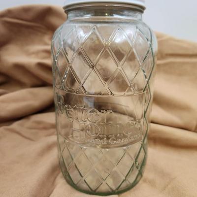 VINTAGE BETTER HOMES & GARDEN QUART JAR