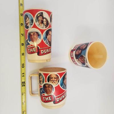 VINTAGE DUKES OF HAZARDS COLLECTORS CUPS