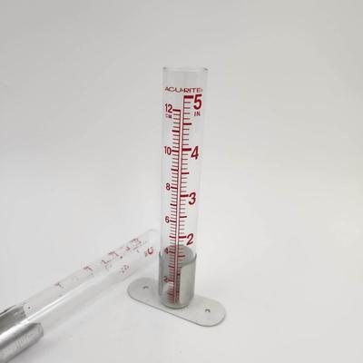 GLASS RAIN GAUGE DOUBLE BUNDLE