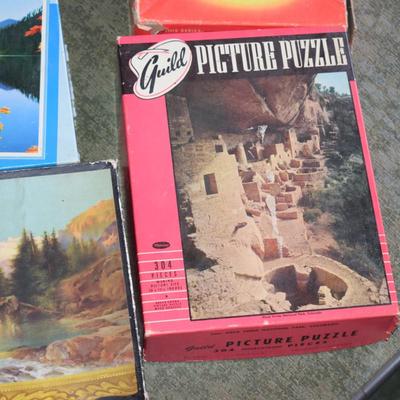 Lot of Vintage Puzzles